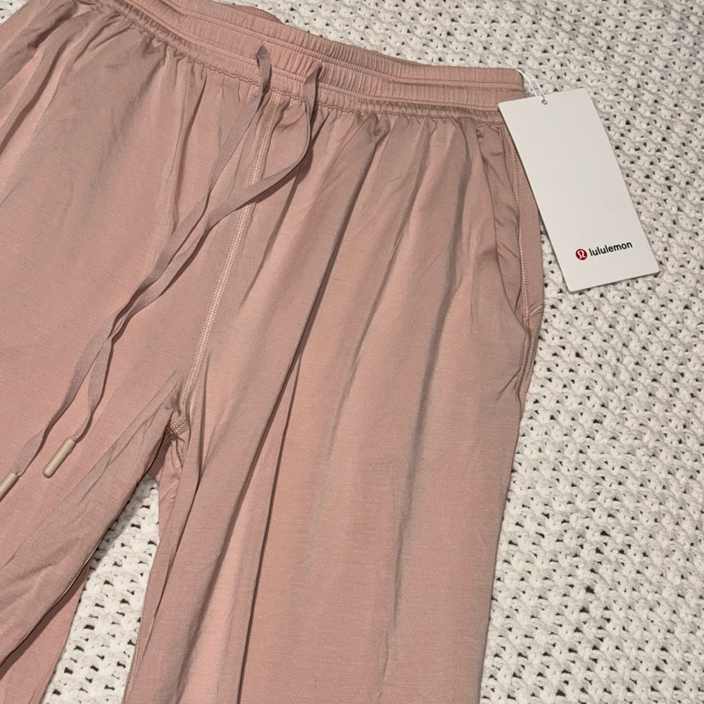Lululemon Modal High-Rise Wide-Leg Lounge Pant Misty Shell Pink size 4 - Picture 3 of 7